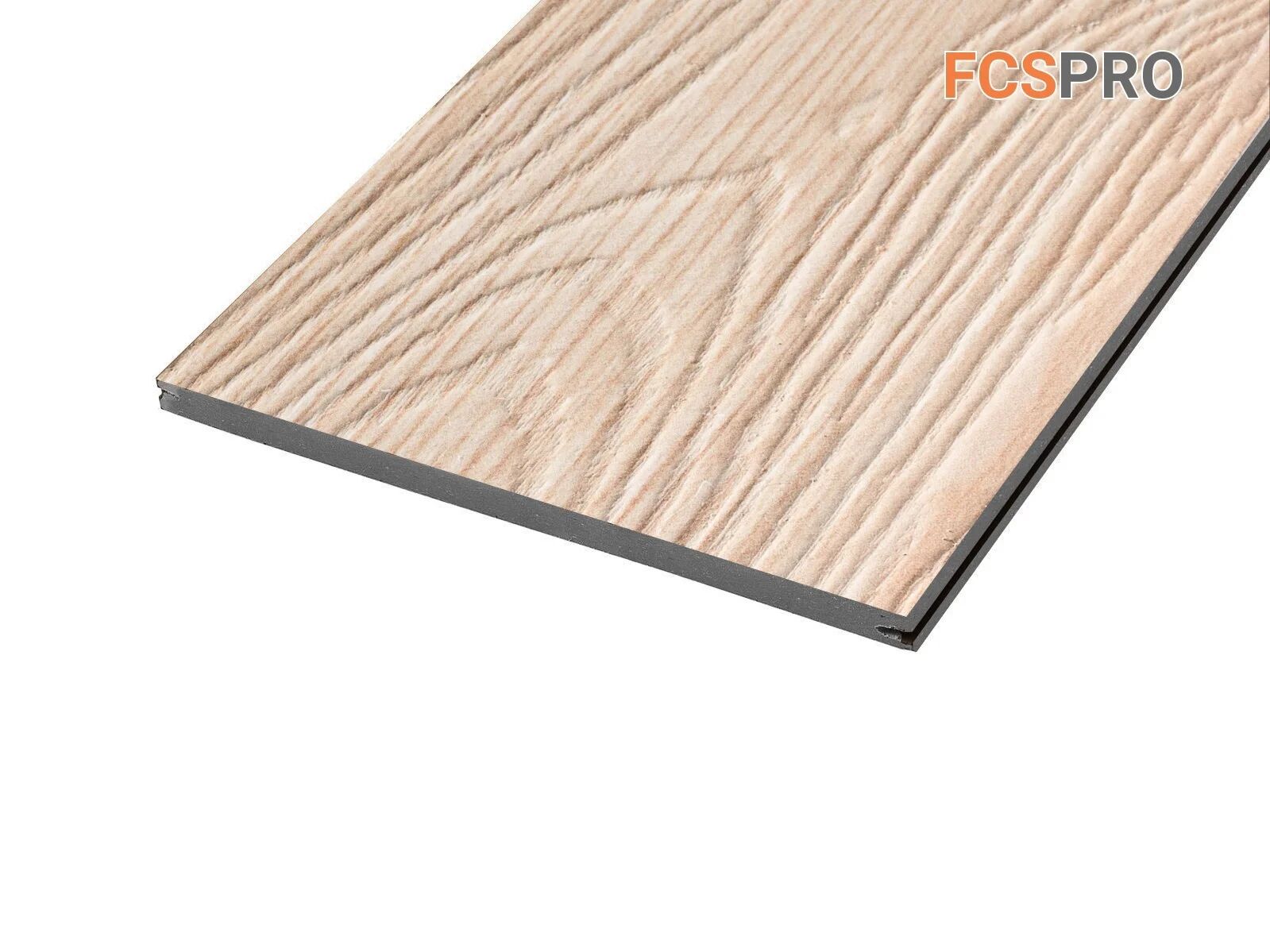 FCS Фиброцементный сайдинг Декор Вуд Лайн Целлюлоза 3000х200х10мм 0.6м2 Ясень купить в Санкт-Петербурге