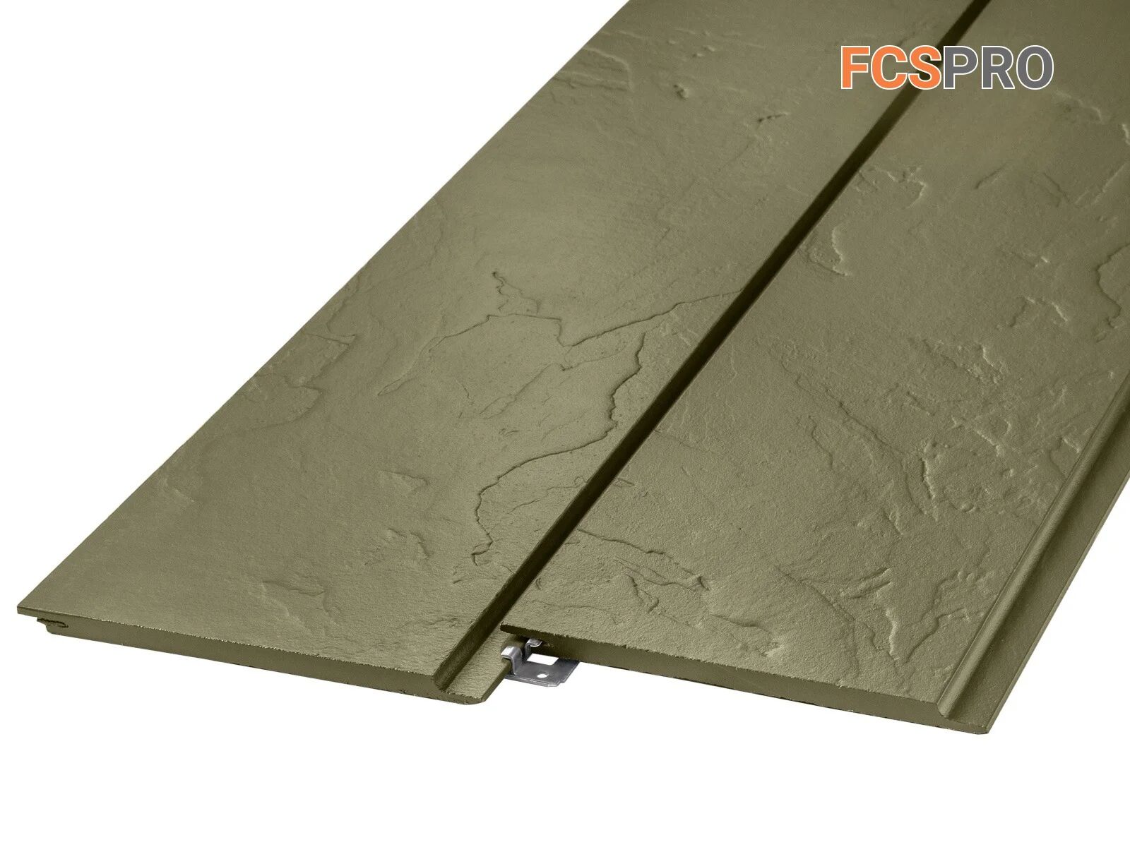 FCS Фиброцементный сайдинг Стоун Клик 3000х190х10мм 0.57м2 F57 купить в Санкт-Петербурге