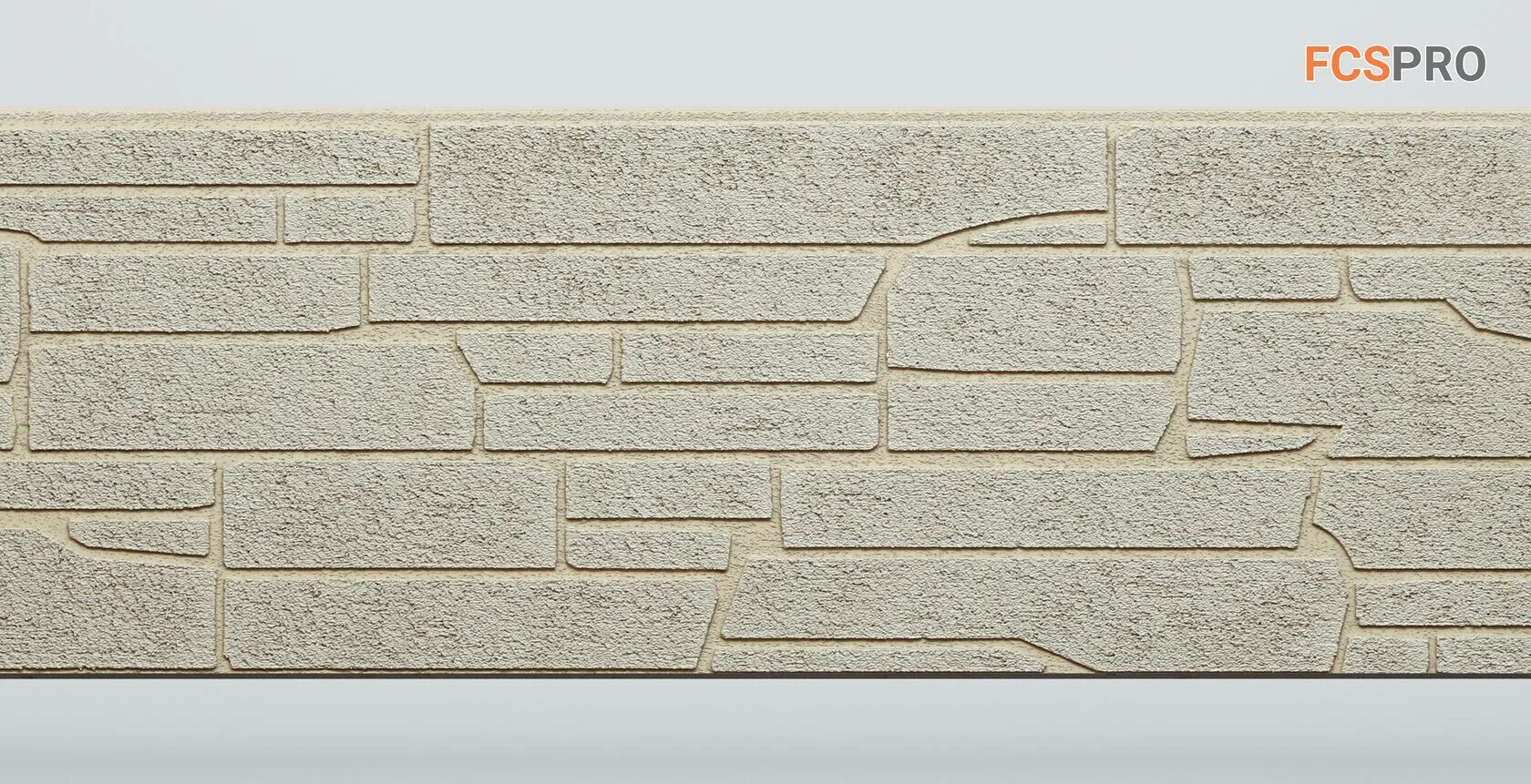 FCS Фиброцементные панели под камень Simple 1480х360х15мм 0.533м2 АА7114 купить в Санкт-Петербурге