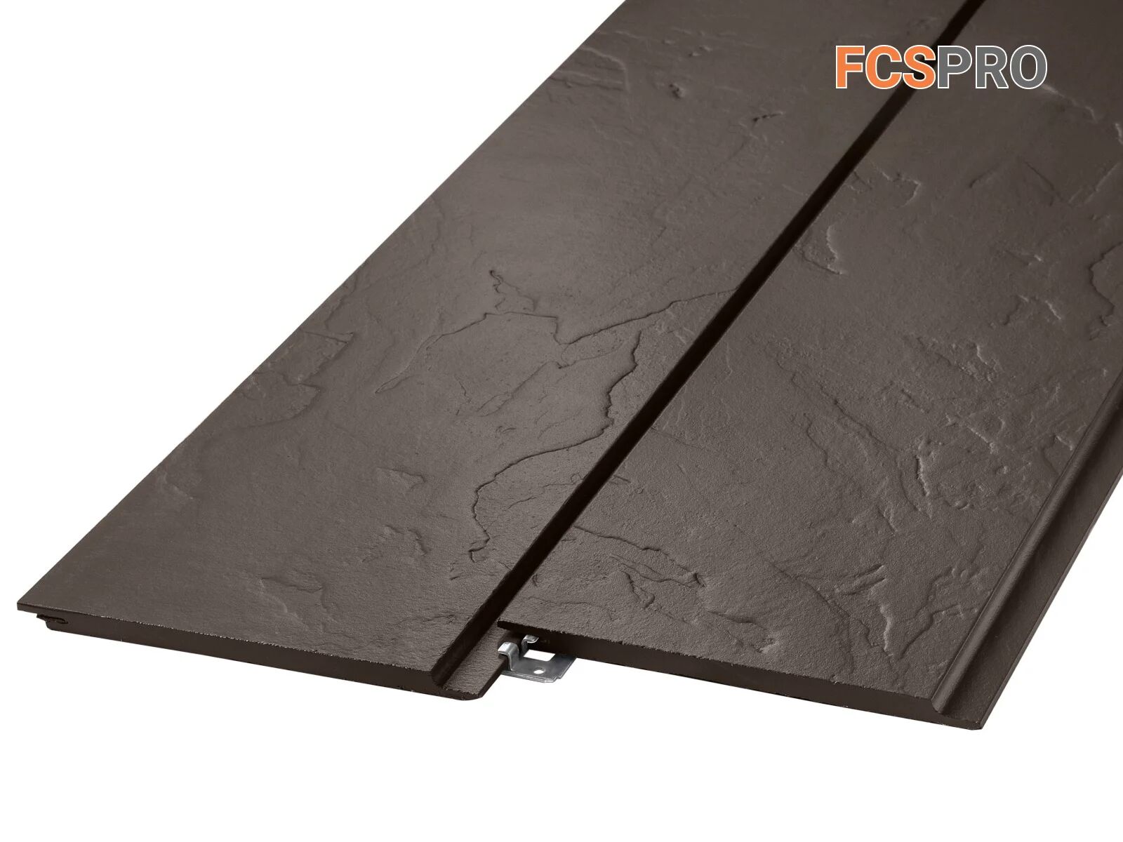 FCS Фиброцементный сайдинг Стоун Клик 3000х190х10мм 0.57м2 F55 купить в Санкт-Петербурге