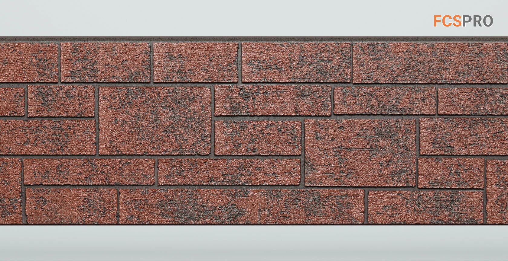 FCS Фиброцементные панели под кирпич Simple 1480х360х15мм 0.533м2 АА8115 купить в Санкт-Петербурге
