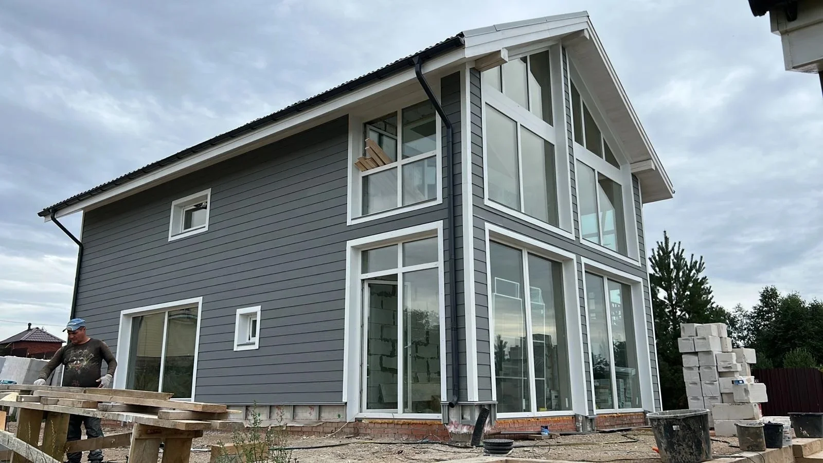 FCS Фиброцементный сайдинг Вуд Целлюлоза 3000х200х8мм 0.6м2 F54 купить в Санкт-Петербурге