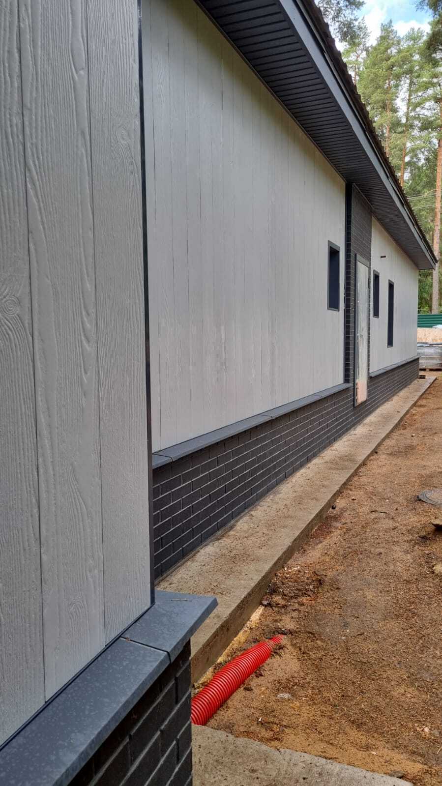 FCS Фиброцементный сайдинг Вуд Лайн (паз-паз) Целлюлоза 3000х200х10мм 0.6м2 F05 купить в Санкт-Петербурге