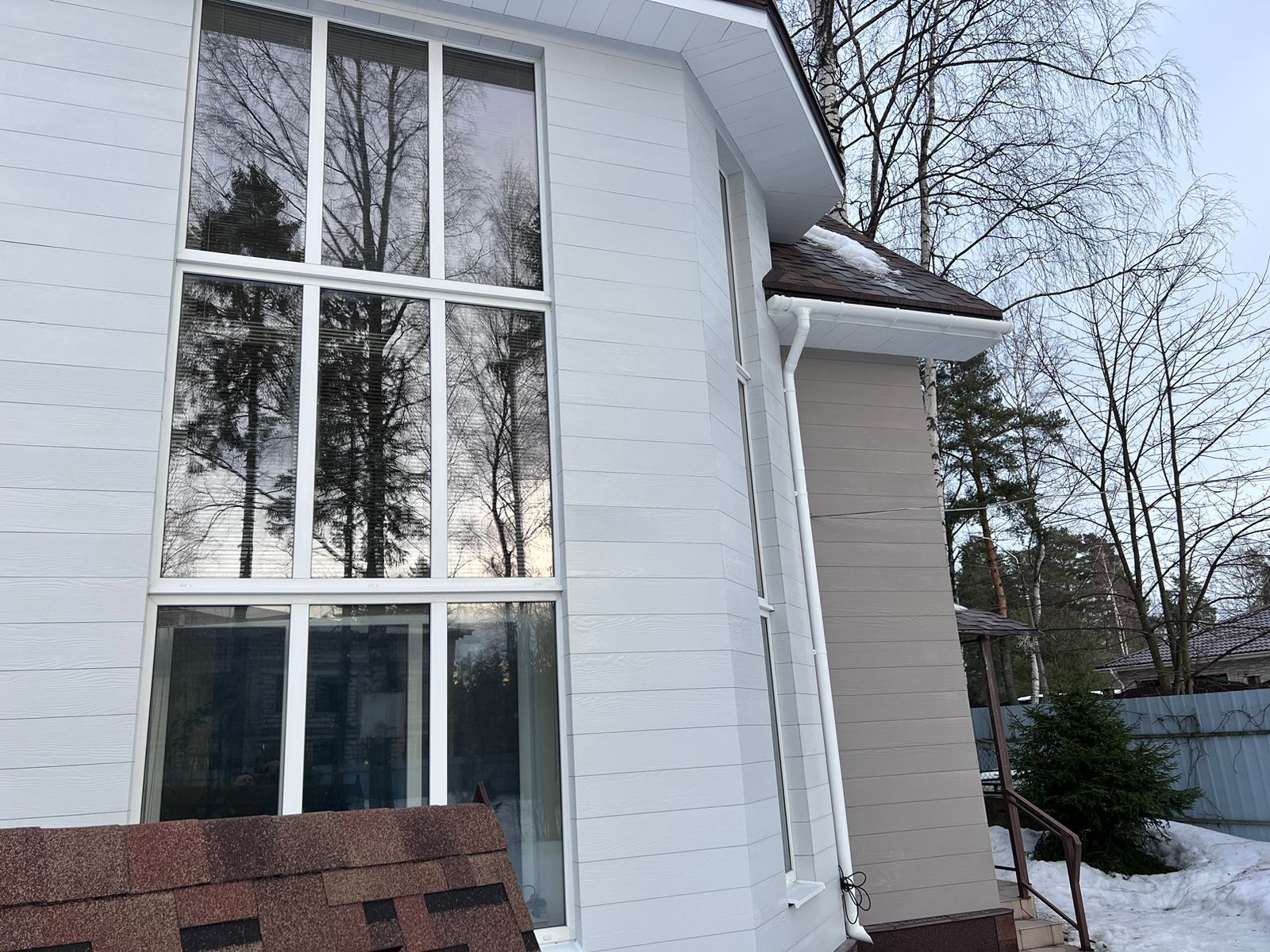 FCS Фиброцементный сайдинг Вуд Лайн (паз-паз) Целлюлоза 3000х200х10мм 0.6м2 F01 купить в Санкт-Петербурге