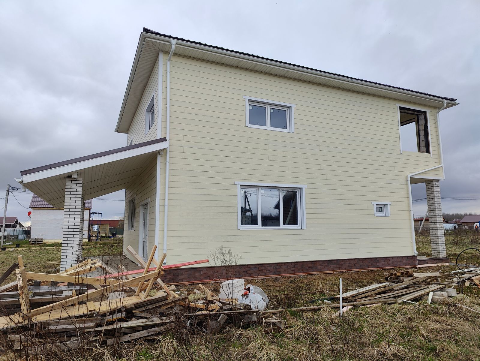 FCS Фиброцементный сайдинг Вуд Клик Целлюлоза 3000х200х10мм 0.6м2 F02 купить в Санкт-Петербурге