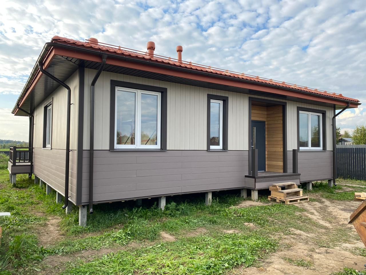 FCS Фиброцементный сайдинг Вуд Клик Целлюлоза 3000х200х10мм 0.6м2 F55 купить в Санкт-Петербурге