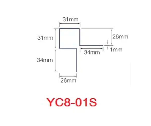 Wood Will Угол внешний OverLap (внахлест) 3м алюминий белый, Wood Will Угол внешний OverLap (внахлест) 3м алюминий белый