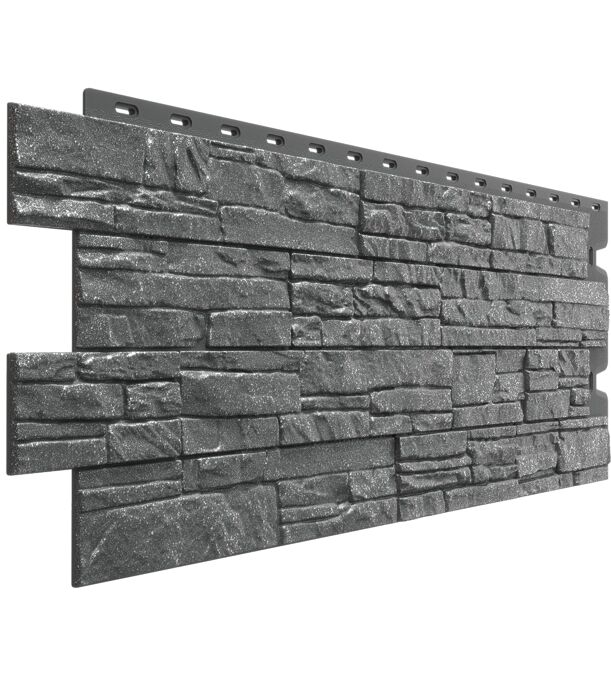Панель фасадная Docke Premium STEIN 1098х400мм Антрацит купить в Санкт-Петербурге