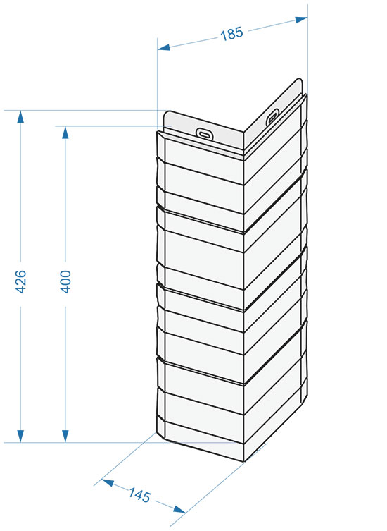 Угол к панели Docke STEIN (Дёке Штейн Стейн) купить в Санкт-Петербурге