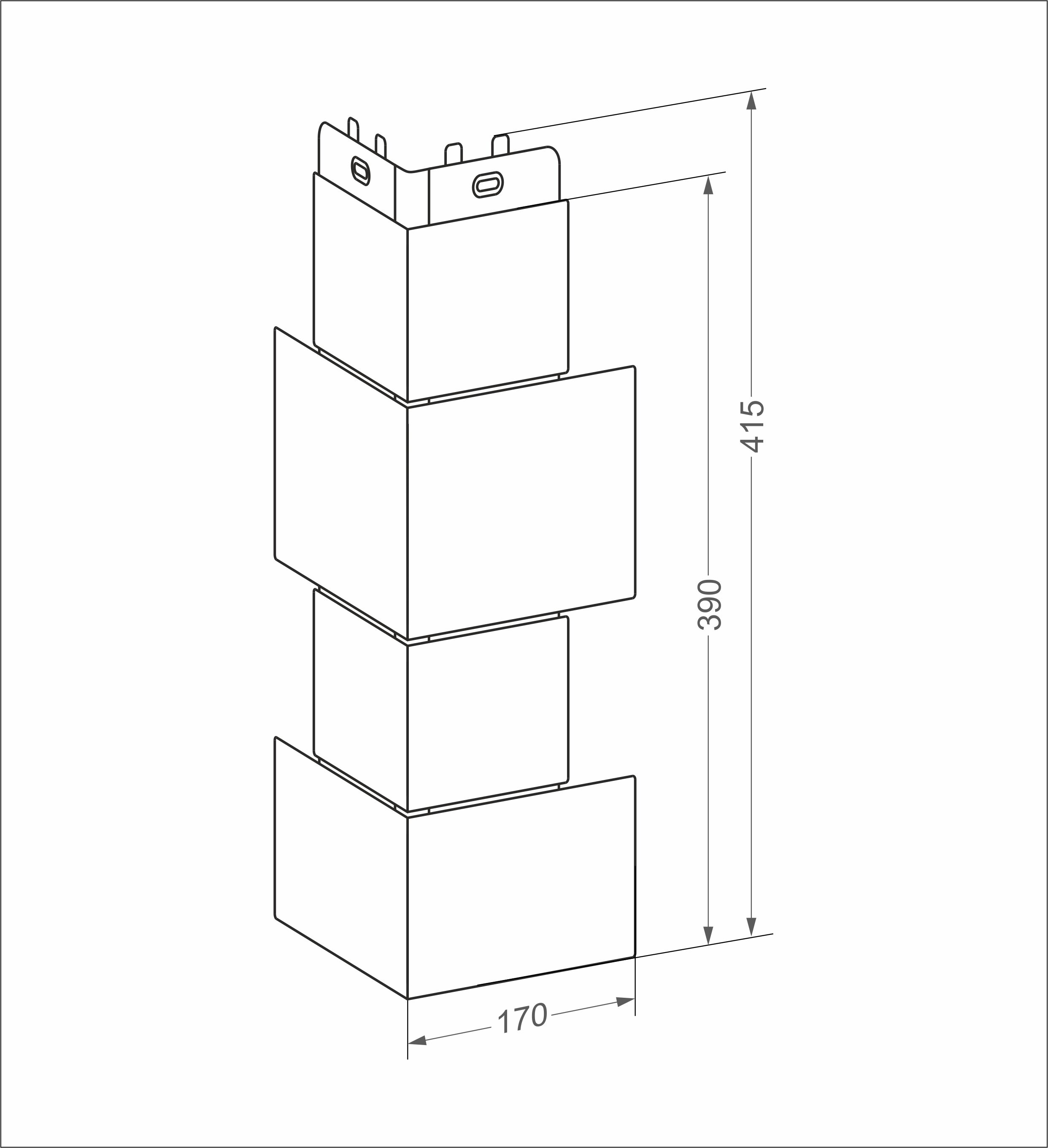 Угол Grand Line Крупный камень Classic 390х120мм Земля купить в Санкт-Петербурге