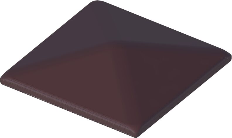 БЕТ-А Оголовник столбовой 450х450х95мм 8017 (коричневый) 48шт/пд купить в Санкт-Петербурге