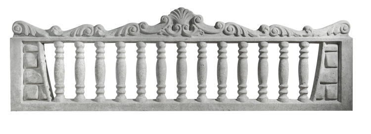 Плита заборная №4 "вензель" купить в Санкт-Петербурге