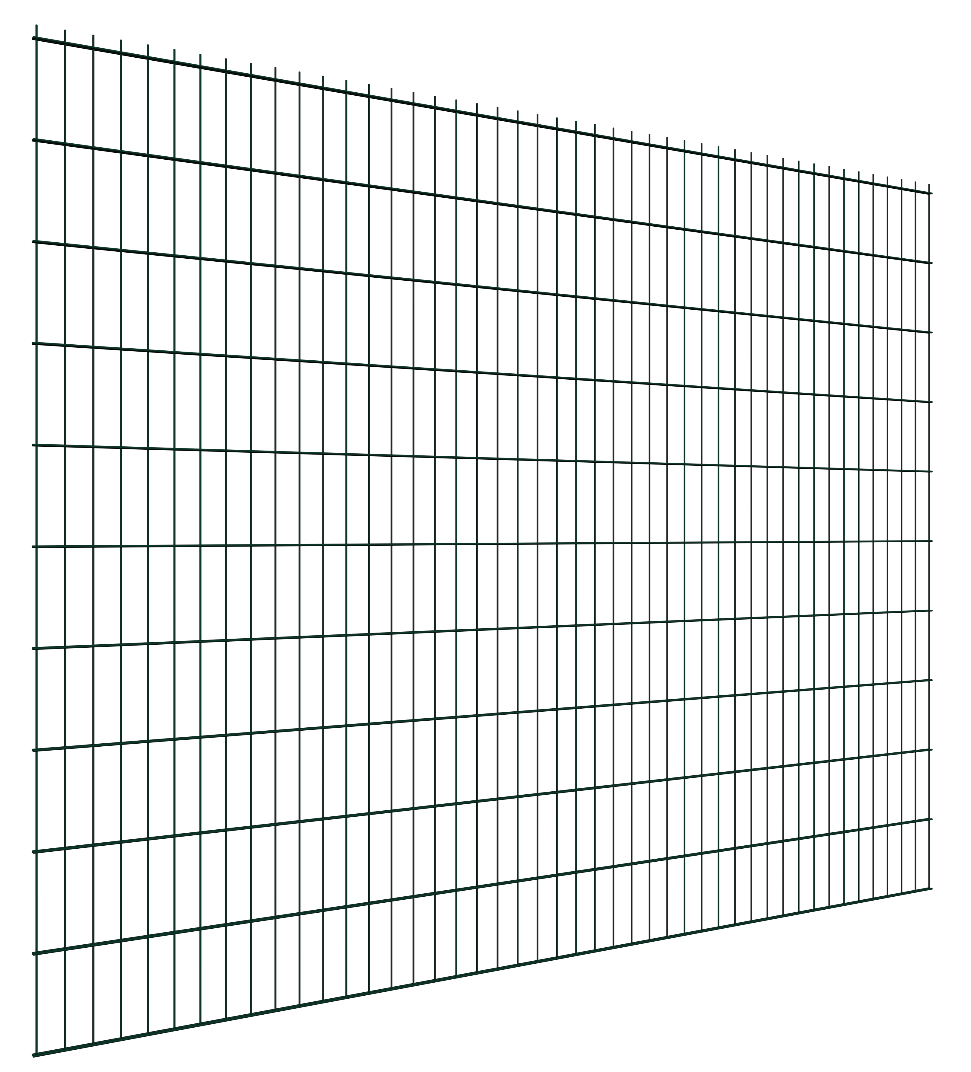 Панель Bastion 5/6 2,03х2,5 Grand Line полимерное покрытие, зеленый 6005