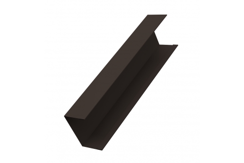 Крышка 65х60 (для ворот и калиток) Velur X (двустороннее TwinColor) GrandLine, RR 32 темно-коричневый