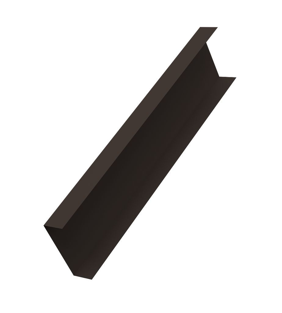 Декоративная накладка универсальная прямая 62*55 Satin Matt (одностороннее покрытие) GrandLine, темно-коричневый RR32
