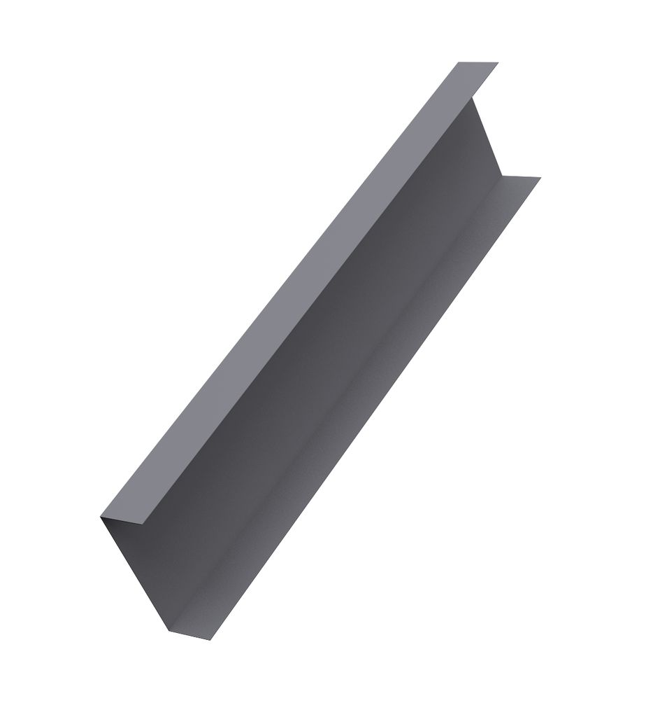Декоративная накладка универсальная прямая 62*55 Drap (одностороннее покрытие) GrandLine, сигнально-серый 7004
