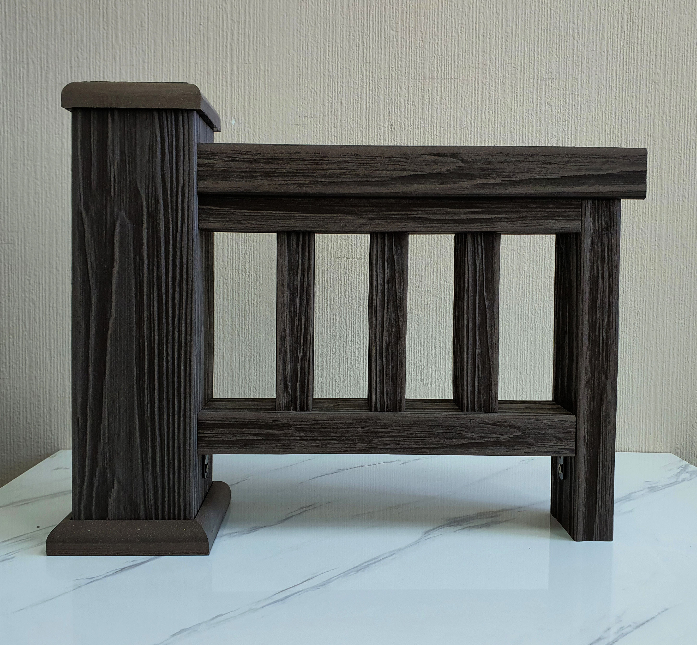 Перила ТЕРРАпол 3D Венге Соренто 84х43х3000мм купить в Санкт-Петербурге