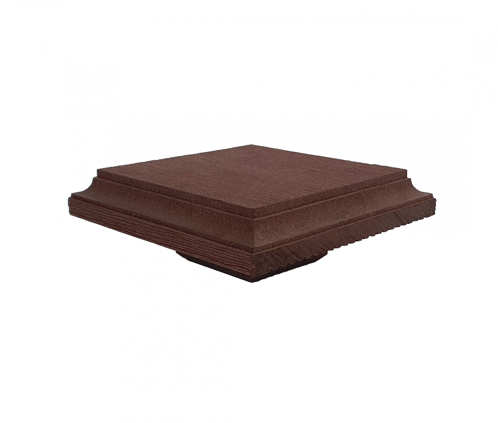 Крышка на столб ТЕРРАпол КЛАССИК Орех Милано 130х130мм купить в Санкт-Петербурге