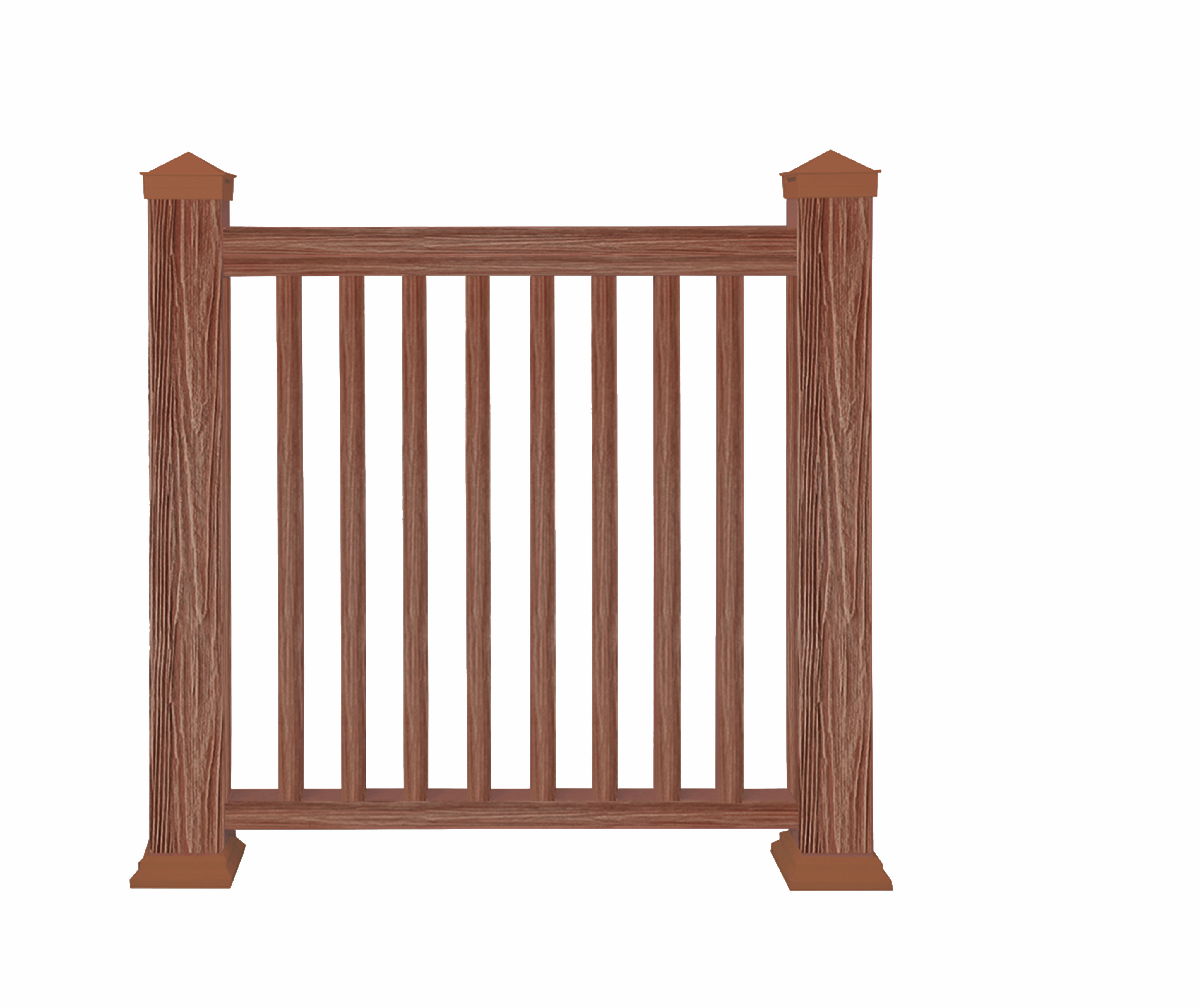 Столб ТЕРРАпол 3D Орех Милано 100х100х3050мм купить в Санкт-Петербурге