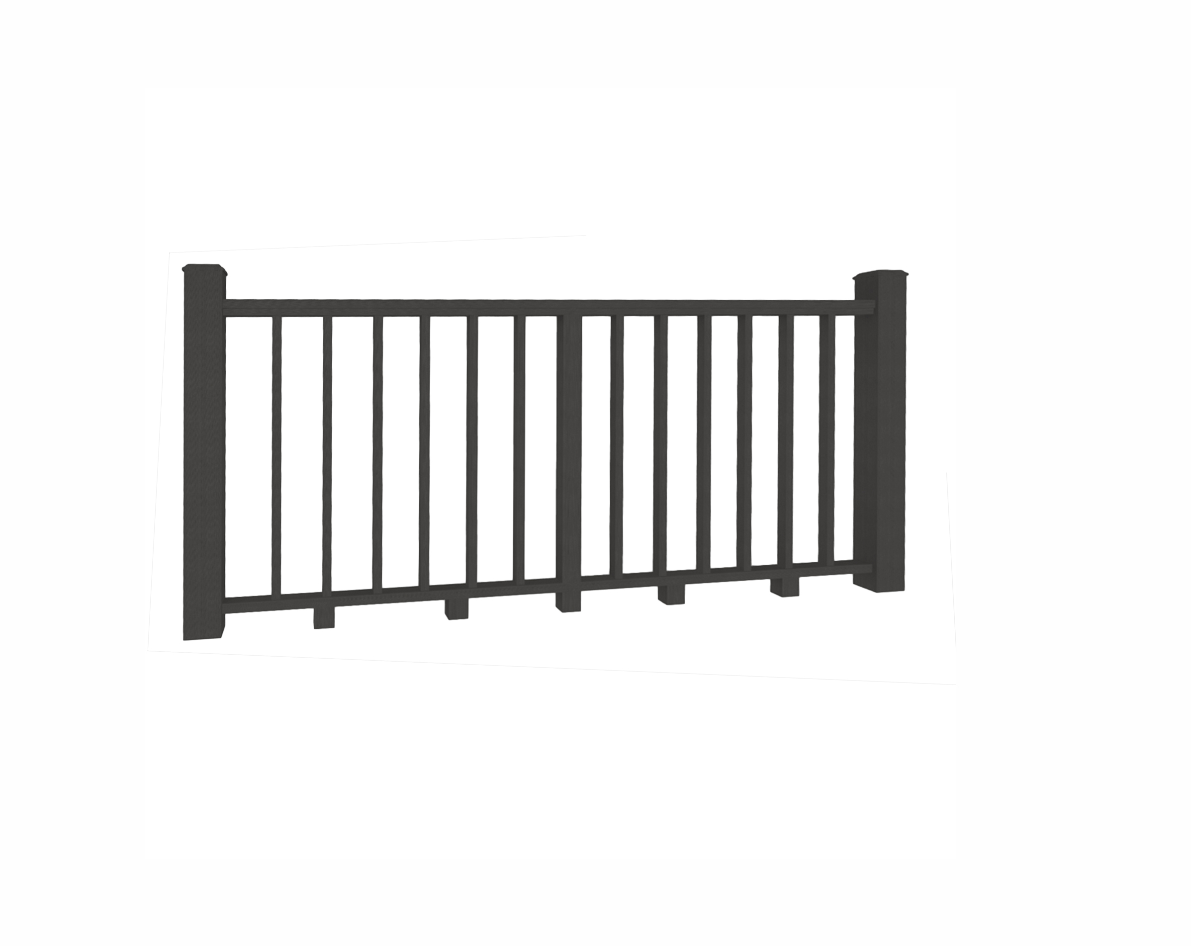 Балясина ТЕРРАпол КЛАССИК Черное дерево 50х30х2400мм купить в Санкт-Петербурге