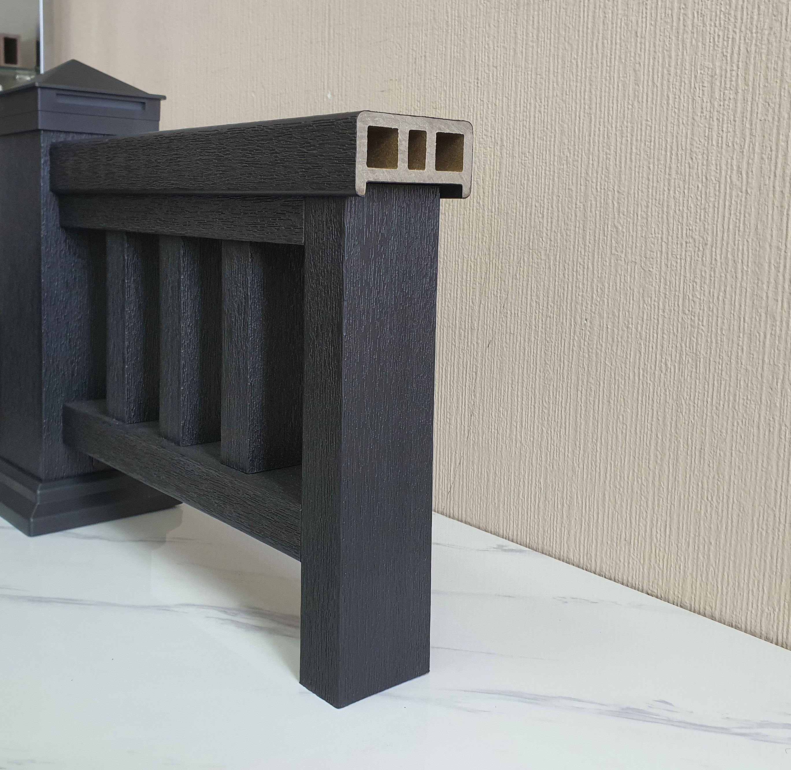 Столб большой ТЕРРАпол ПРАКТИК Черная жемчужина 100х100х3050мм купить в Санкт-Петербурге