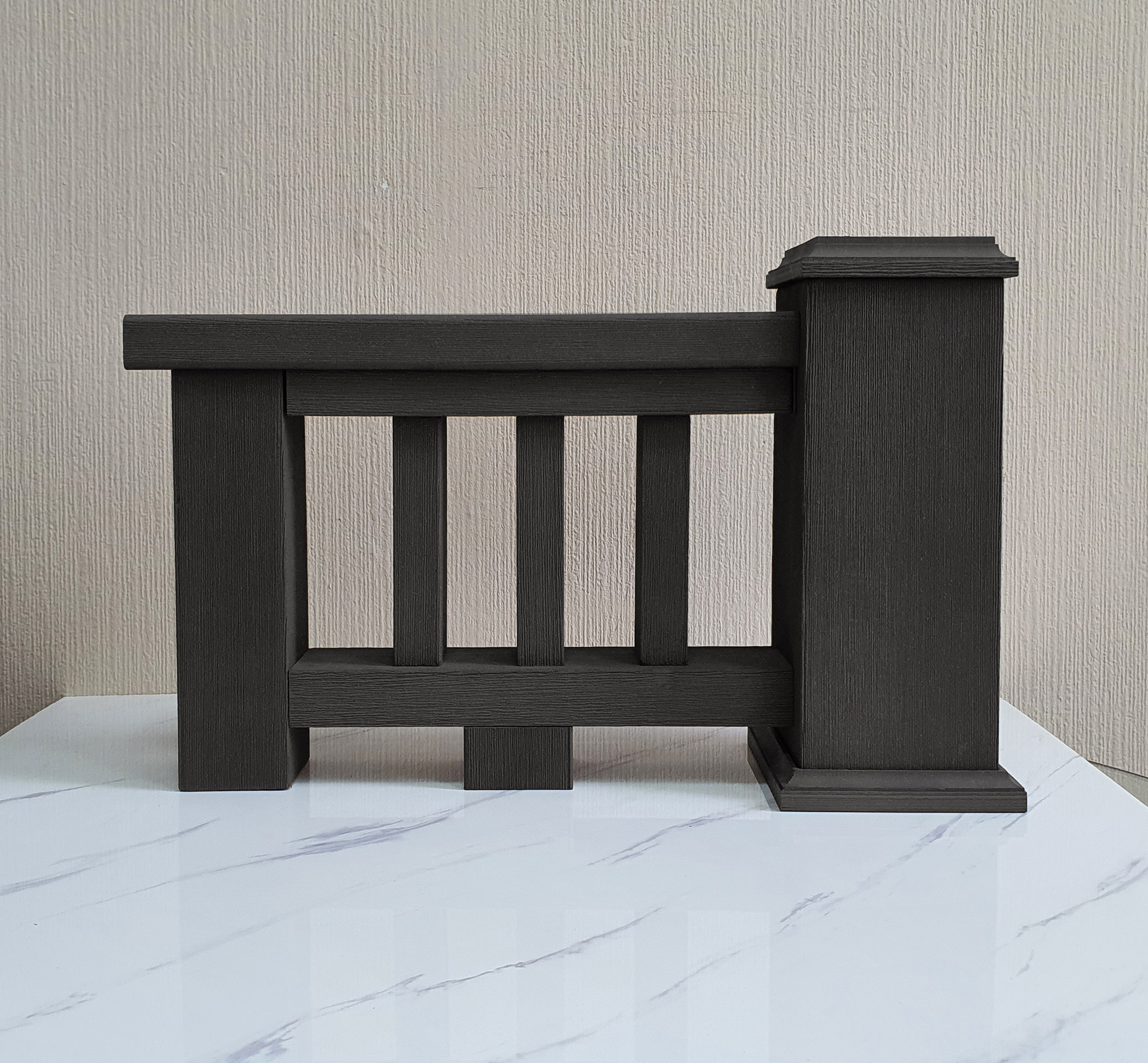 Рамка для столба ТЕРРАпол КЛАССИК Черное Дерево 120х120мм купить в Санкт-Петербурге