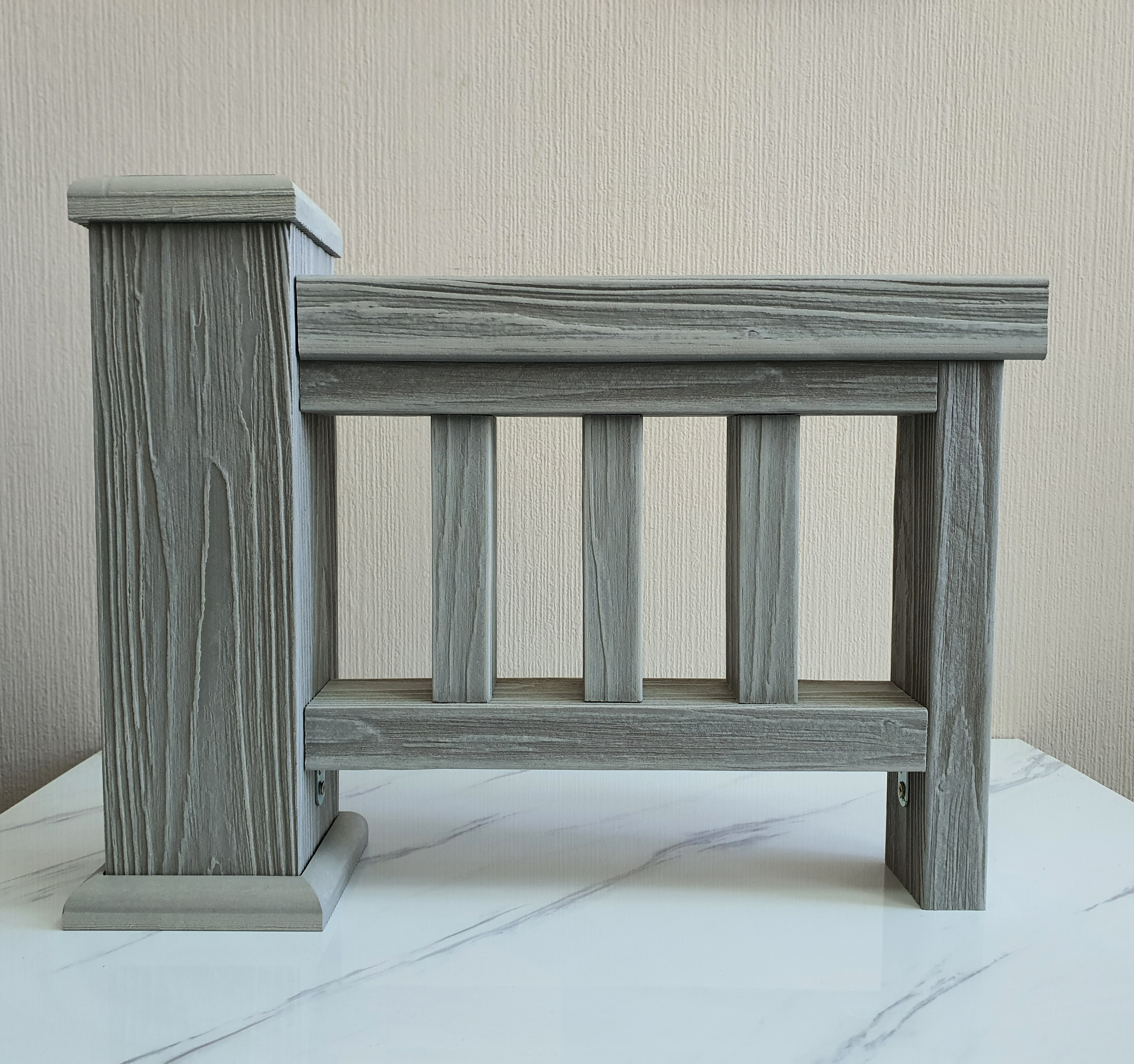 Столб большой ТЕРРАпол 3D Дуб Беленый 100х100х3050мм купить в Санкт-Петербурге