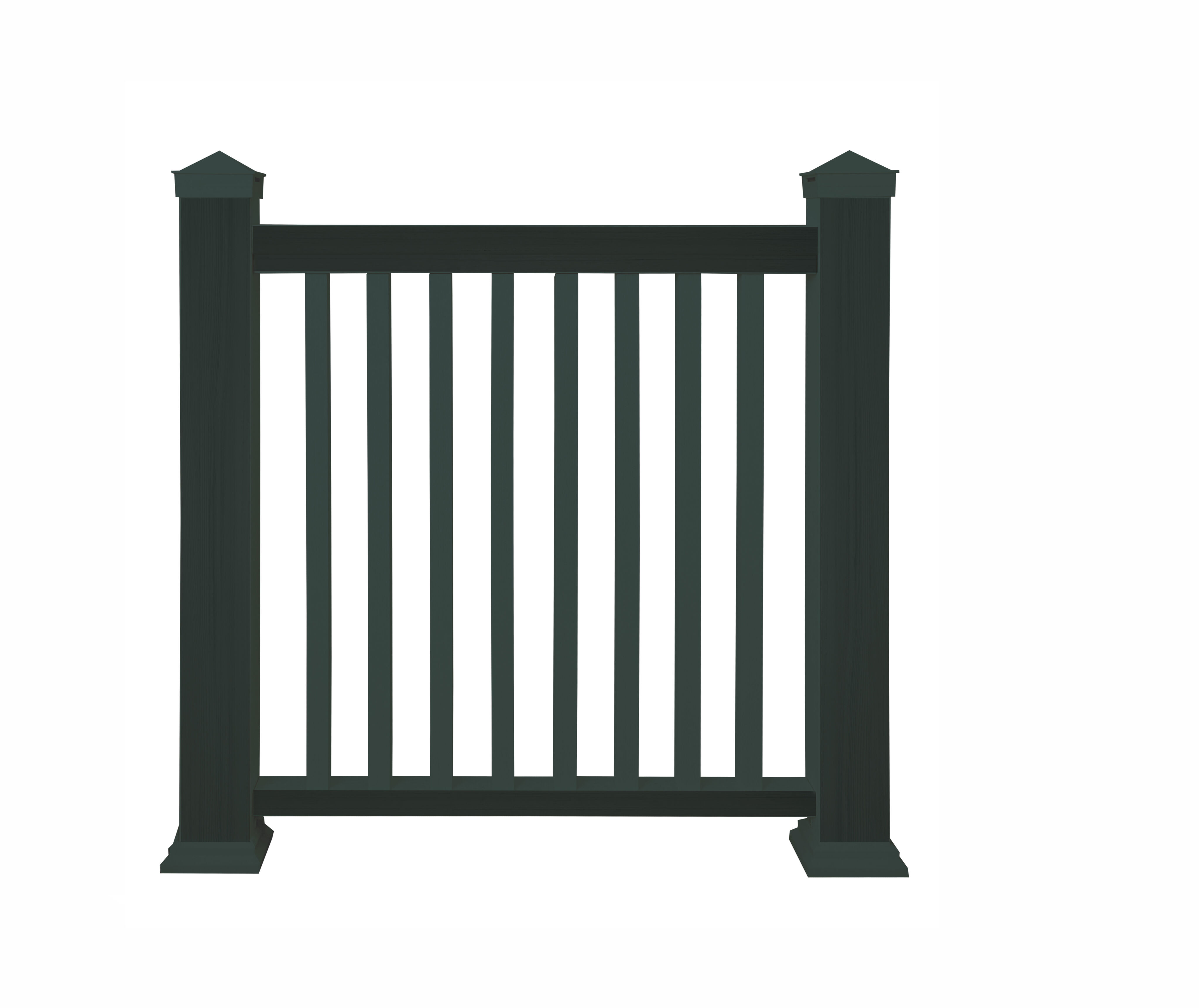 Перила ТЕРРАпол ПРАКТИК Черная жемчужина 84х43х2400мм купить в Санкт-Петербурге