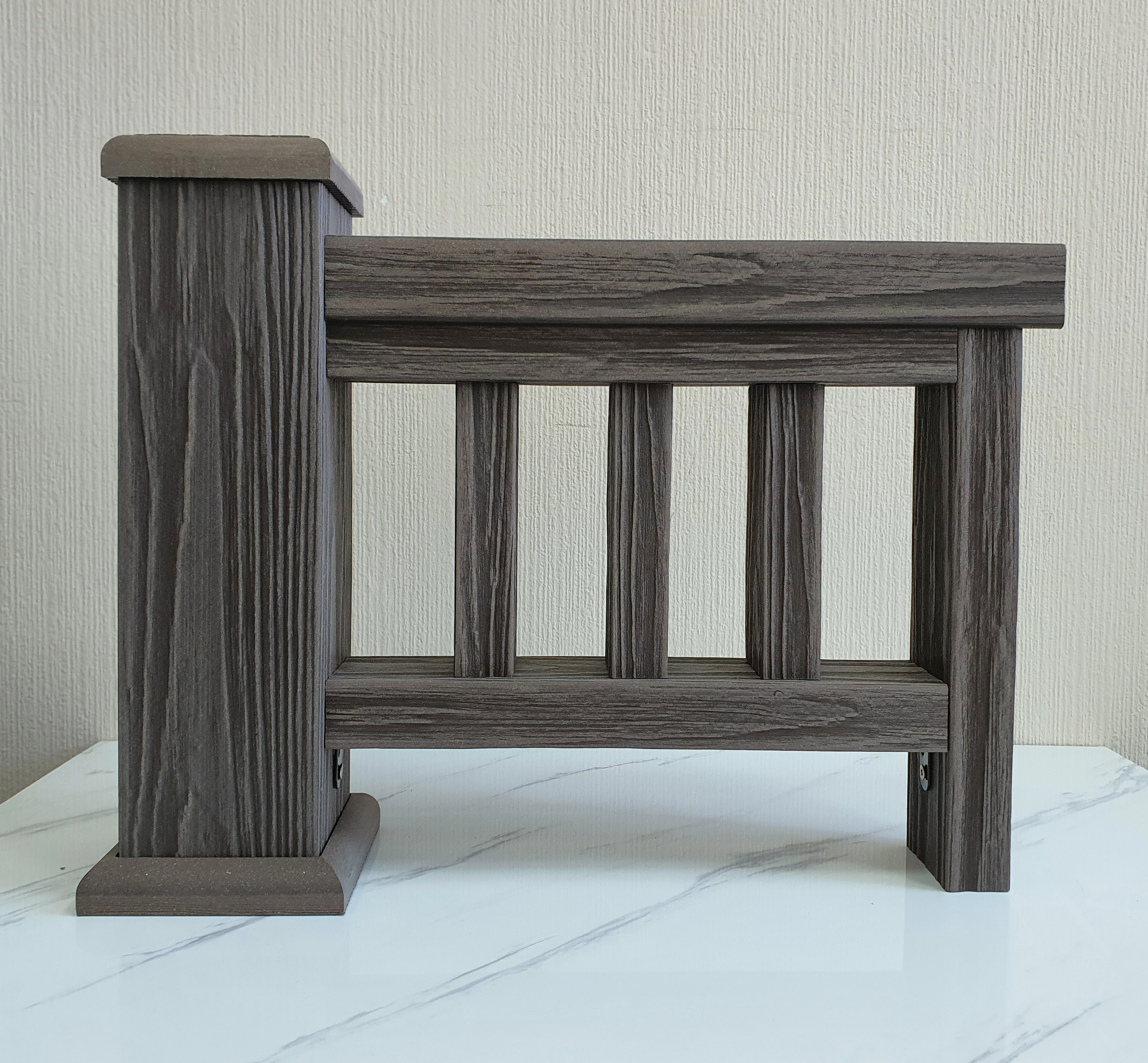 Перила ТЕРРАпол 3D Тик Киото 84х43х3000мм купить в Санкт-Петербурге