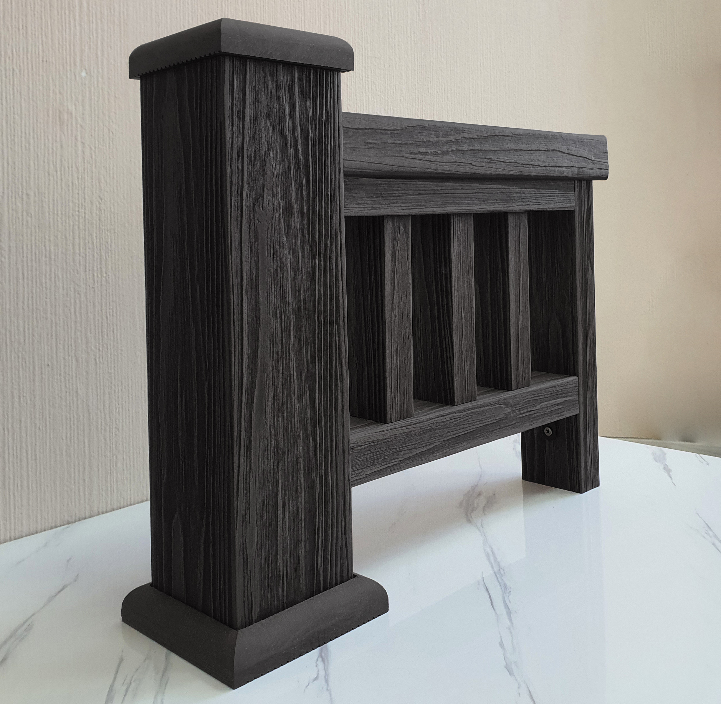 Балясина ТЕРРАпол 3D Черное Дерево 52х32х2400мм купить в Санкт-Петербурге