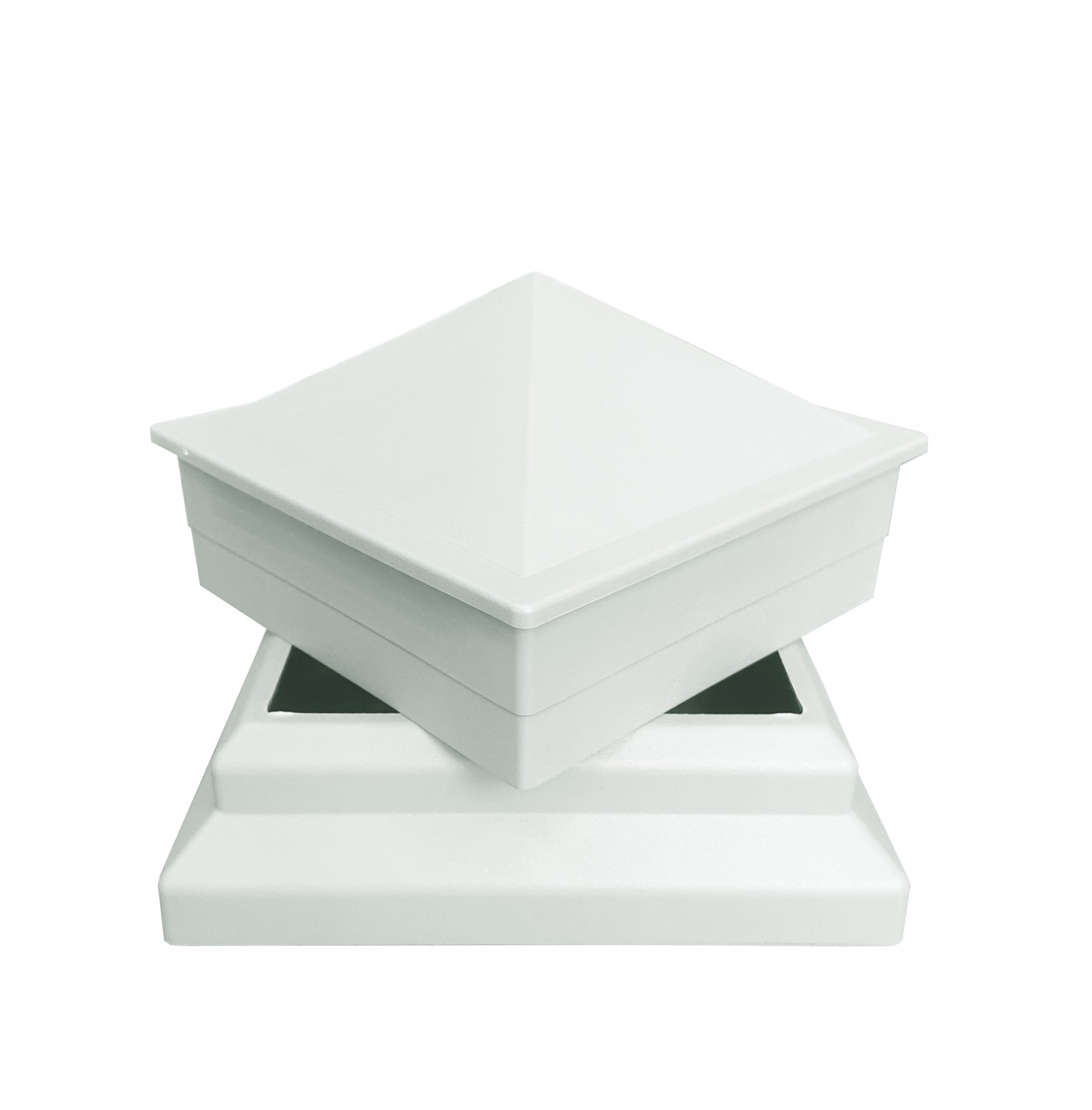 Крышка на столб ТЕРРАпол ПРАКТИК Белый 100х100мм купить в Санкт-Петербурге