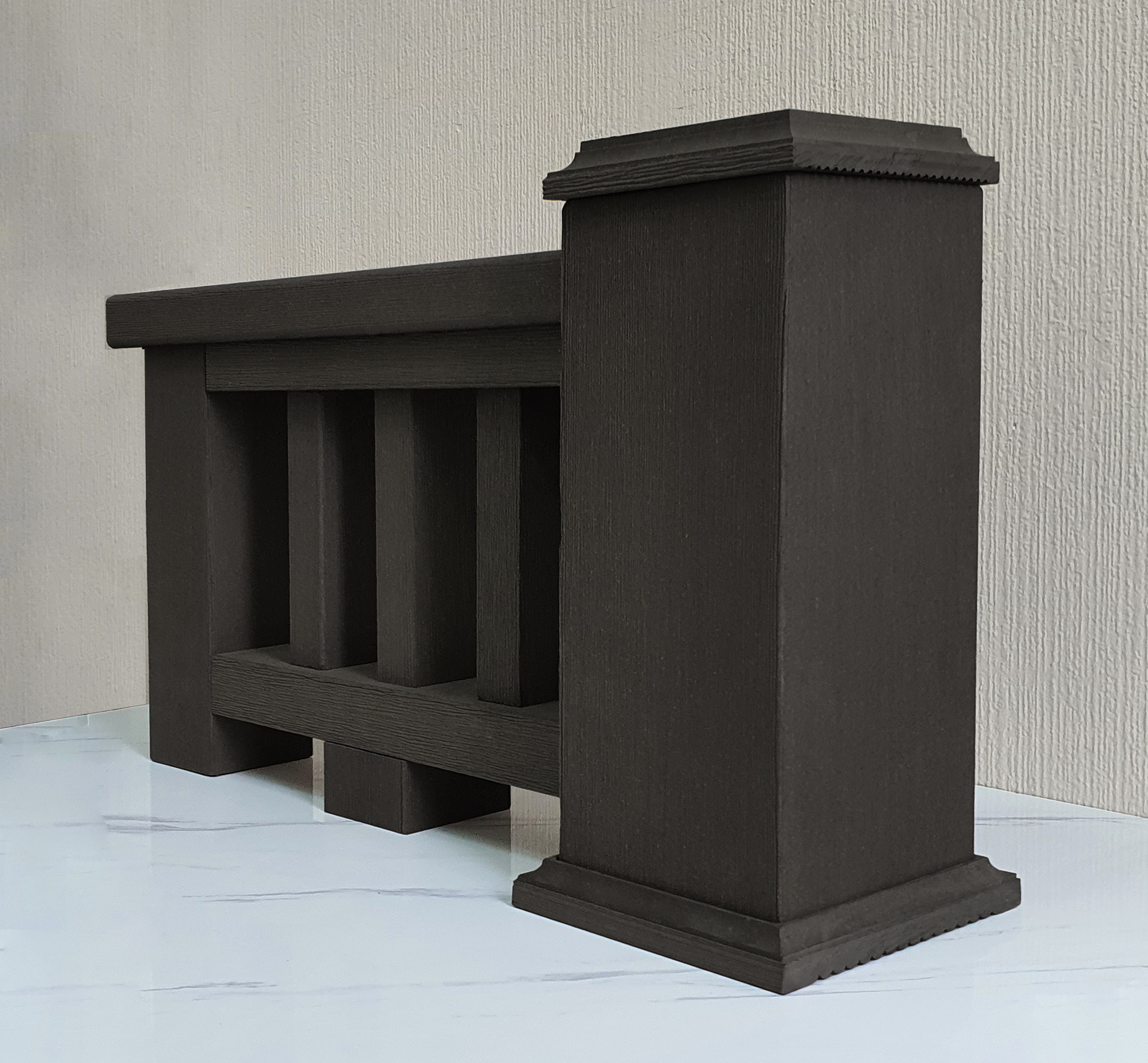 Рамка для столба ТЕРРАпол КЛАССИК Черное Дерево 70х70мм купить в Санкт-Петербурге