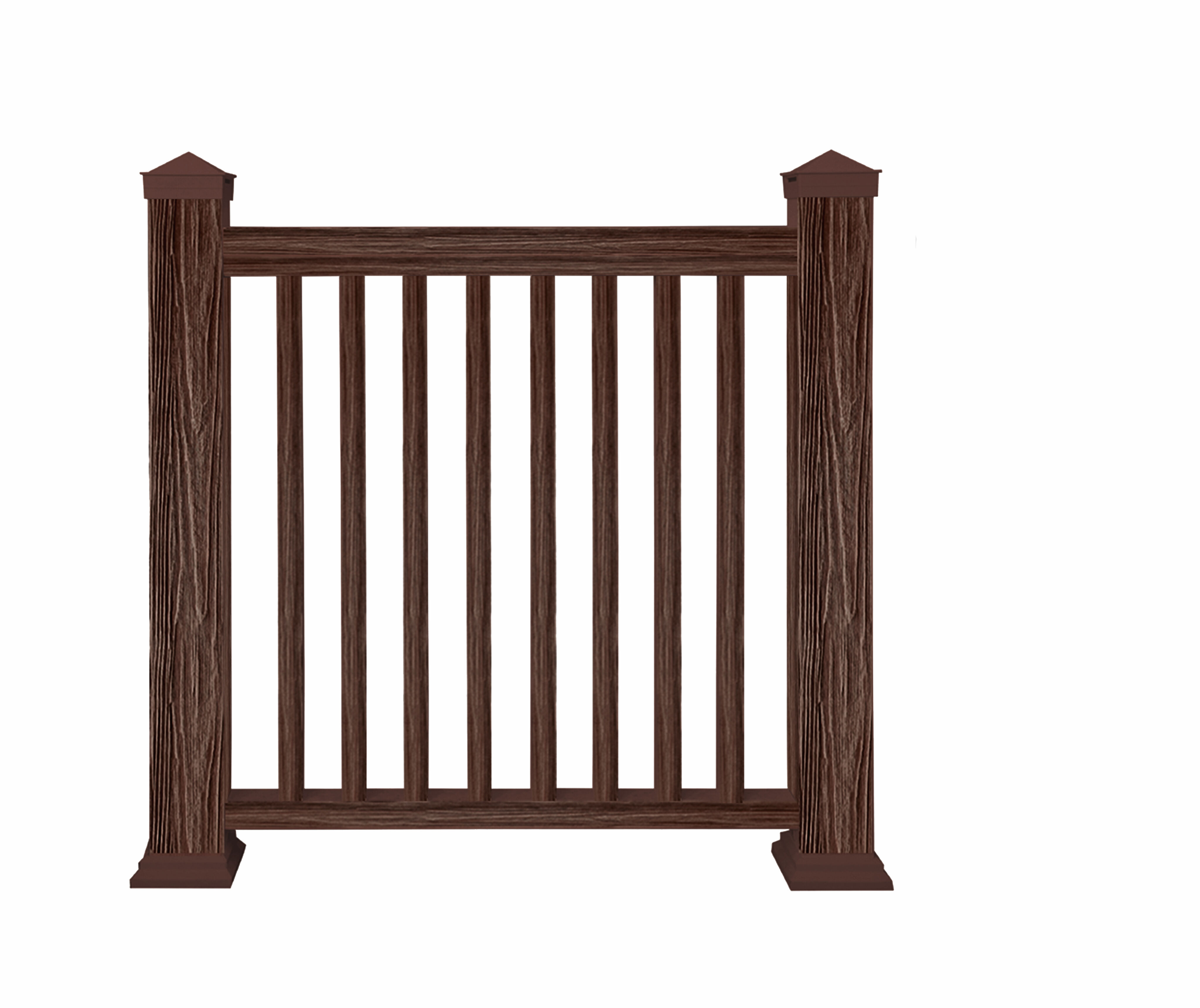 Перила ТЕРРАпол 3D Венге Соренто 84х43х3000мм купить в Санкт-Петербурге