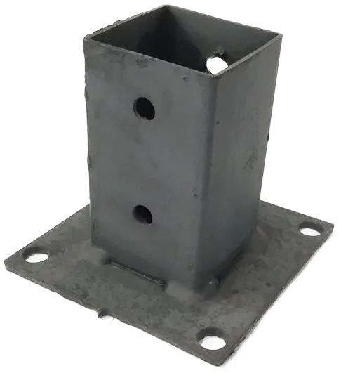 Стакан для бруса 50х50мм грунт черный купить в Санкт-Петербурге