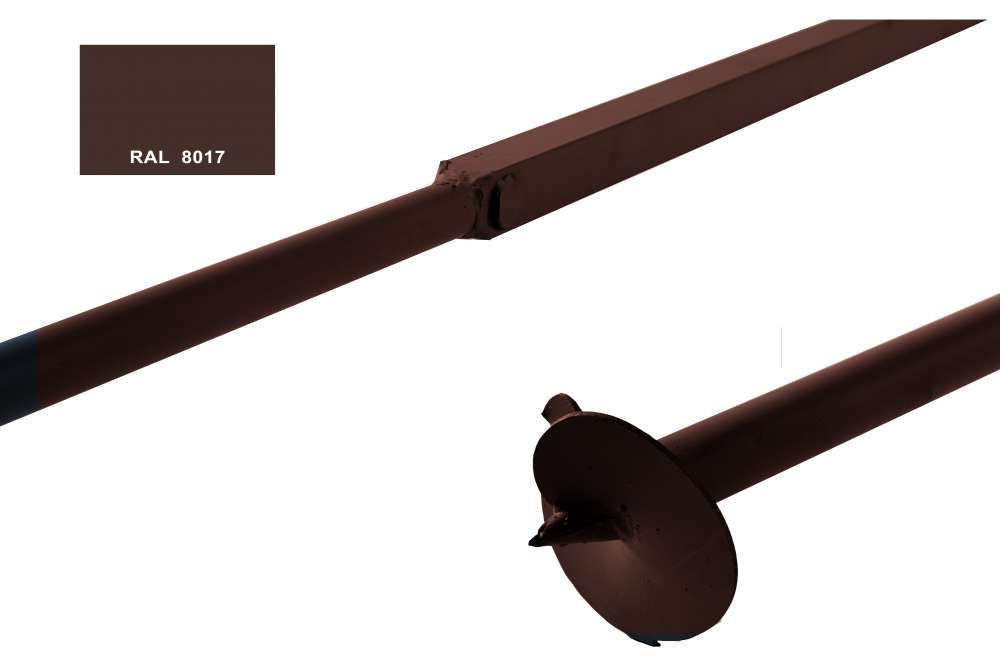 Столб Винтовой 3000мм 60х60-2000мм/d57-1000мм, ППК купить в Санкт-Петербурге