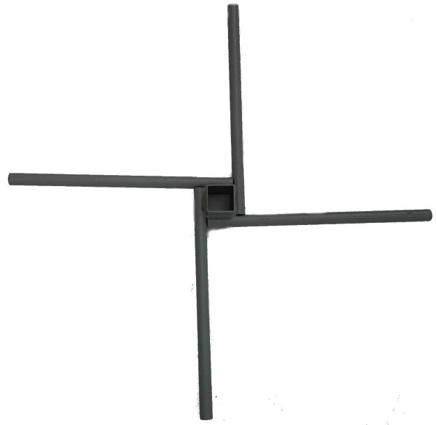 Вороток универсальный для столбов и стоек цвет черный купить в Санкт-Петербурге