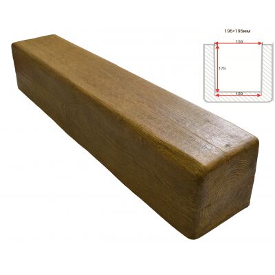 Балка декоративная "Модерн" 195х195мм 1000мм Арнодекор купить в Санкт-Петербурге