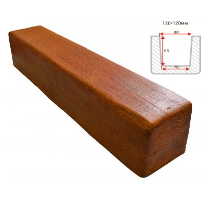 Балка декоративная "Модерн" 120х120мм 1000мм Арнодекор купить в Санкт-Петербурге