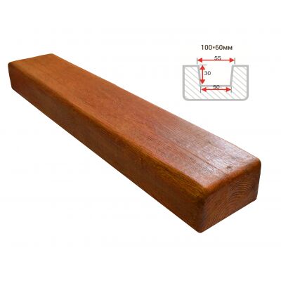 Балка декоративная "Модерн" 100х60мм 1000мм Арнодекор купить в Санкт-Петербурге