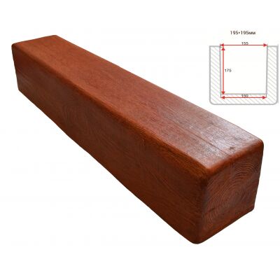 Балка декоративная "Модерн" 195х195мм 1000мм Арнодекор купить в Санкт-Петербурге