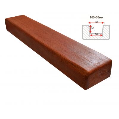 Балка декоративная "Модерн" 100х60мм 1000мм Арнодекор купить в Санкт-Петербурге