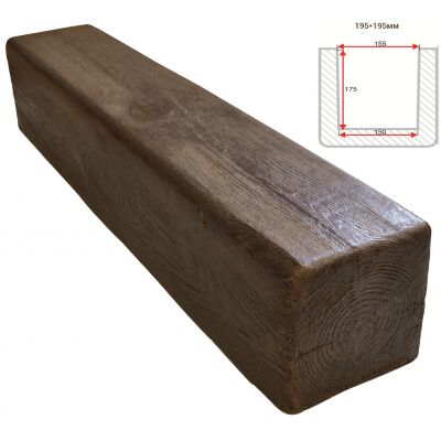 Балка декоративная "Модерн" 195х195мм 1000мм Арнодекор купить в Санкт-Петербурге