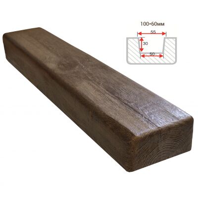 Балка декоративная "Модерн" 100х60мм 1000мм Арнодекор купить в Санкт-Петербурге