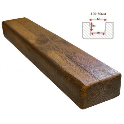 Балка декоративная "Модерн" 100х60мм 1000мм Арнодекор купить в Санкт-Петербурге