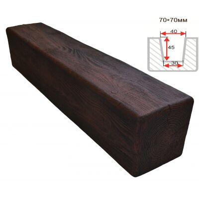 Балка декоративная "Модерн" 70х70мм 1000мм Арнодекор купить в Санкт-Петербурге