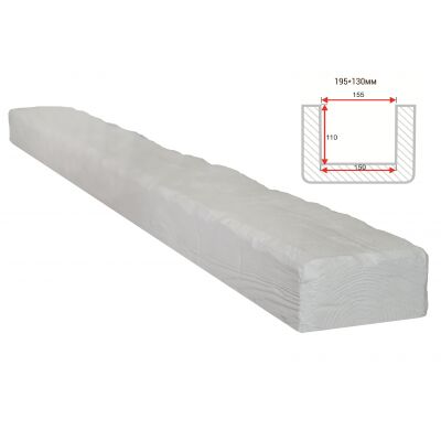 Балка декоративная "Рустик" 195х130мм 1000мм Арнодекор купить в Санкт-Петербурге