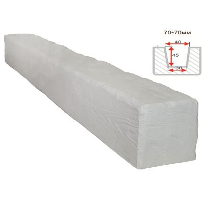 Балка декоративная "Рустик" 70х70мм 1000мм Арнодекор купить в Санкт-Петербурге