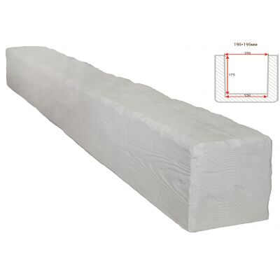 Балка декоративная "Рустик" 195х195мм 1000мм Арнодекор купить в Санкт-Петербурге