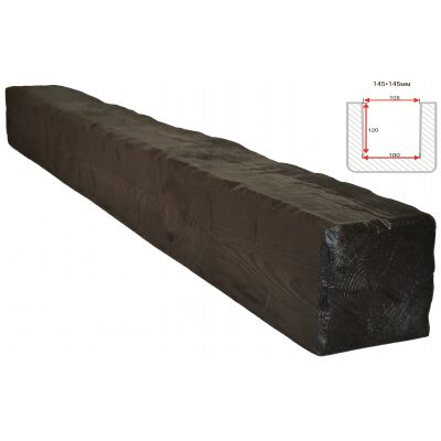 Балка декоративная "Рустик" 145х145мм 1000мм Арнодекор купить в Санкт-Петербурге