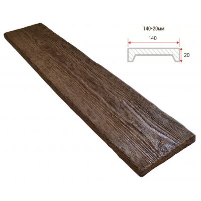Доска декоративная "Рустик" 140х20мм 1000мм Арнодекор купить в Санкт-Петербурге